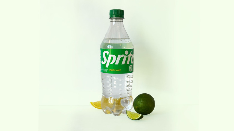 Sprite lemon-lime soda bottle