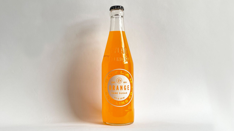 Bottle of Boylan Orange soda