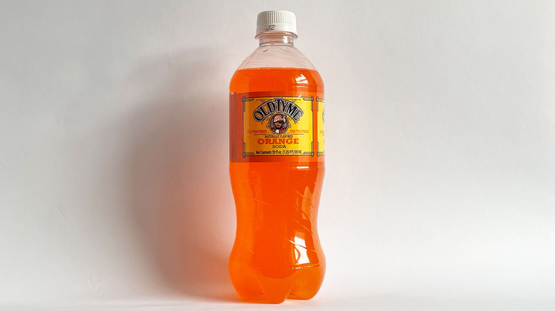 Old Tyme Orange Soda bottle