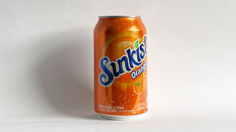 Can of Sunkist Orange soda