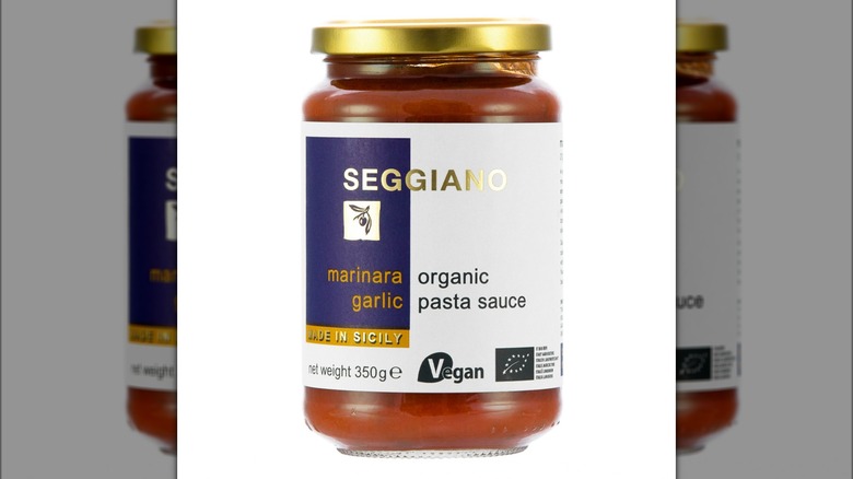 seggiano marinara sauce jar