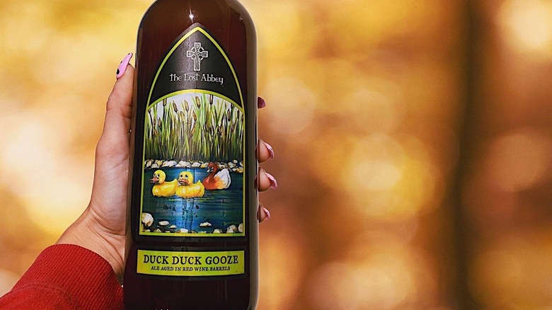 Duck Duck Gooze beer label