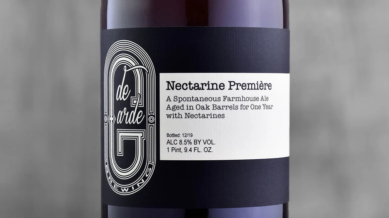 bottle of Nectarine Premiere