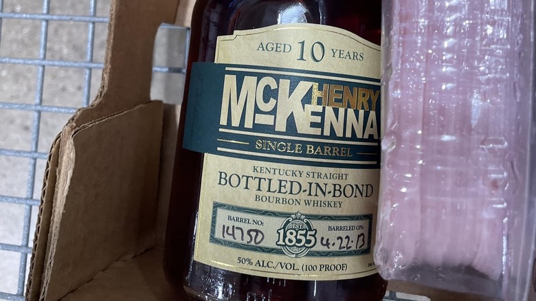 Henry McKenna Single Barrel bottle