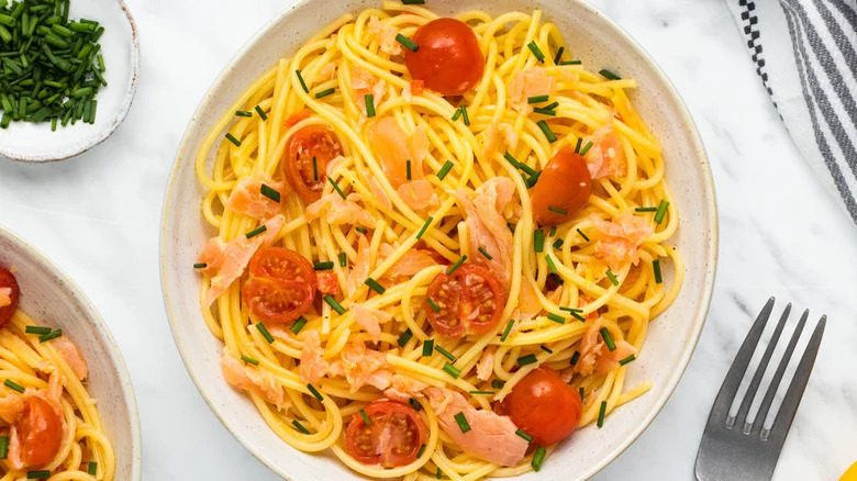 Smoked Salmon Pasta