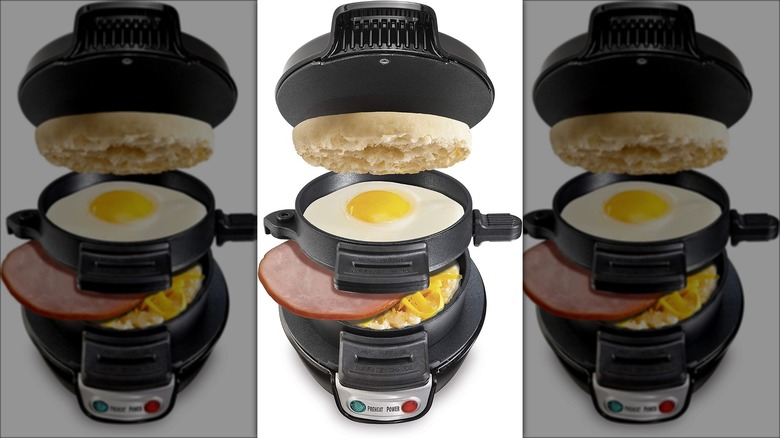 Breakfast sandwich maker working