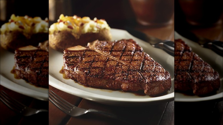 Steak and baked potato