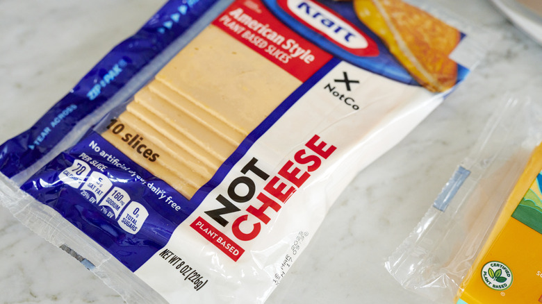 Vegan not cheese slices