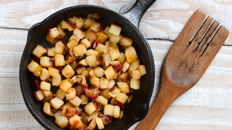 Cast iron breakfast potatoes 