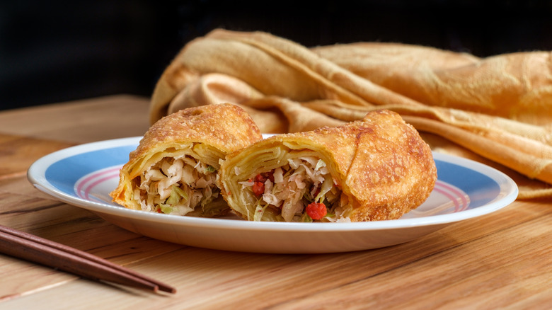 Leftover egg rolls