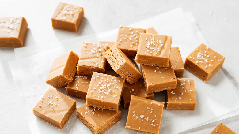 Salted peanut butter fudge