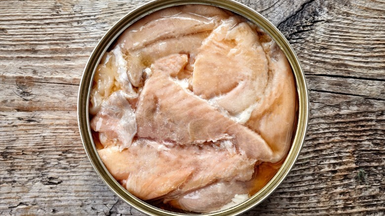 A can of salmon