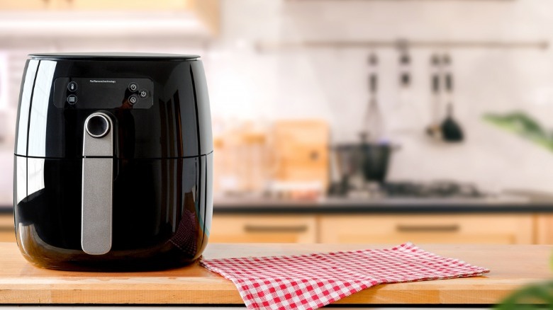 Air fryer on a counter