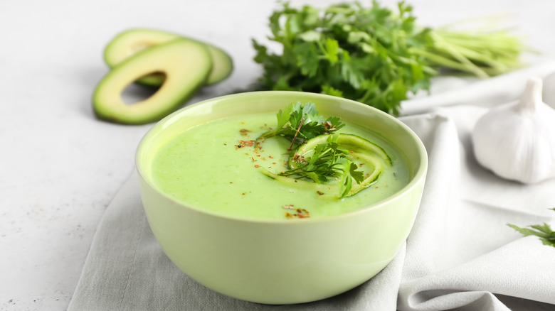 avocado cream soup