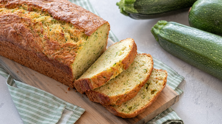 Fresh zucchini bread