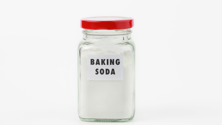 Jar of baking soda