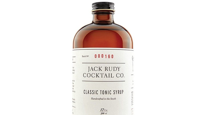 Bottle of Jack Rudy tonic syrup