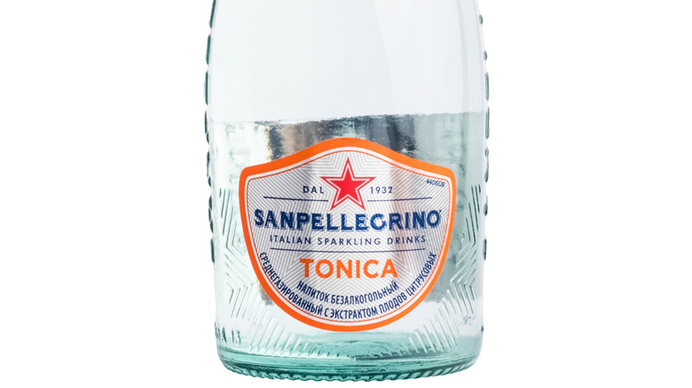 bottle of San Pellegrino Tonica