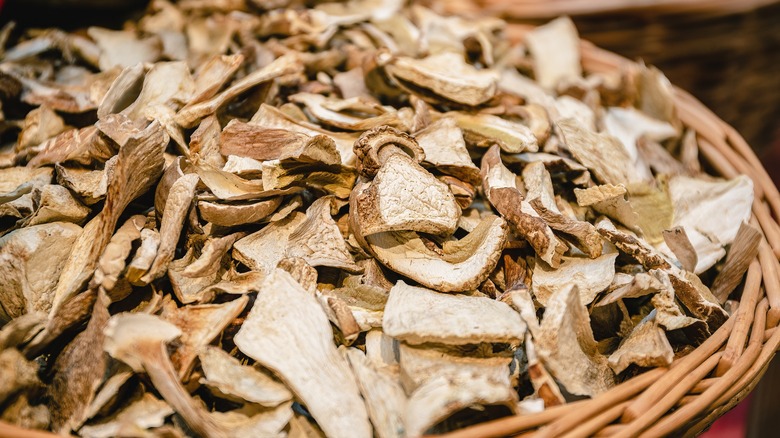 Dried porcini mushrooms