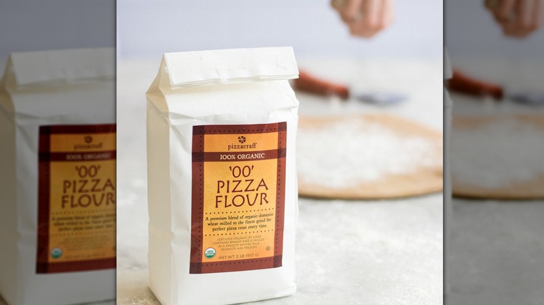 Bag of pizza flour 