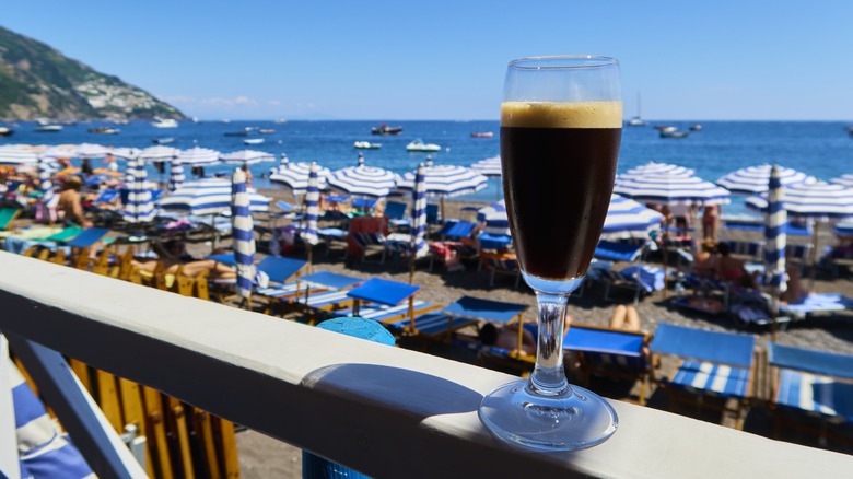 Shakerato drink in Italy