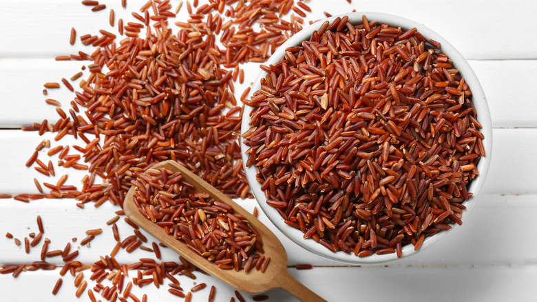 Red cargo rice