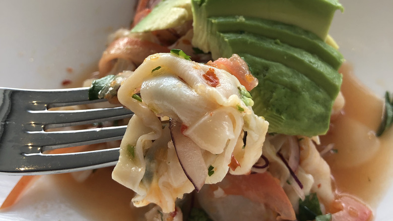 Sea conch salad