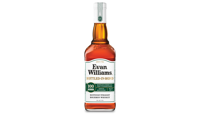 Evan Williams Bottled in Bond bottle