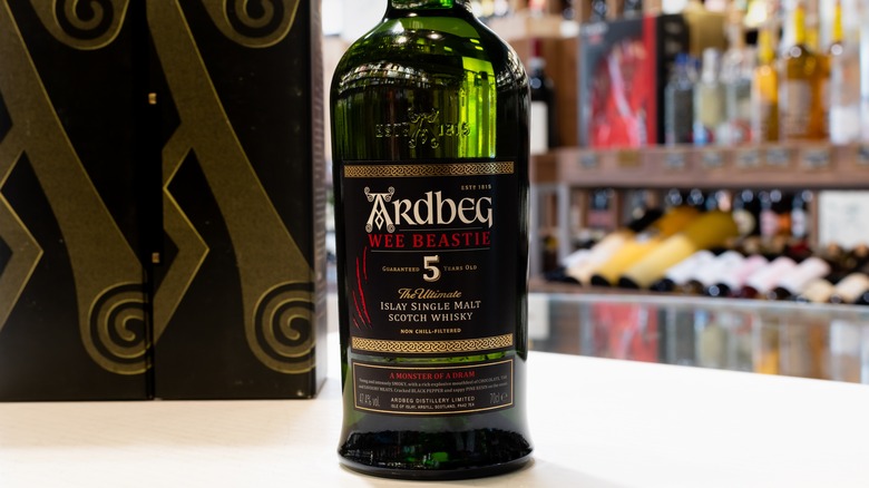 Bottle of Ardbeg Wee Beastie