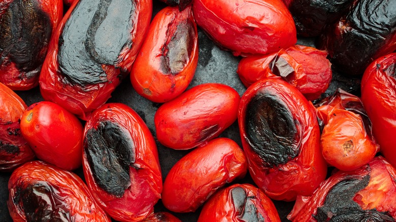 charred whole tomatoes