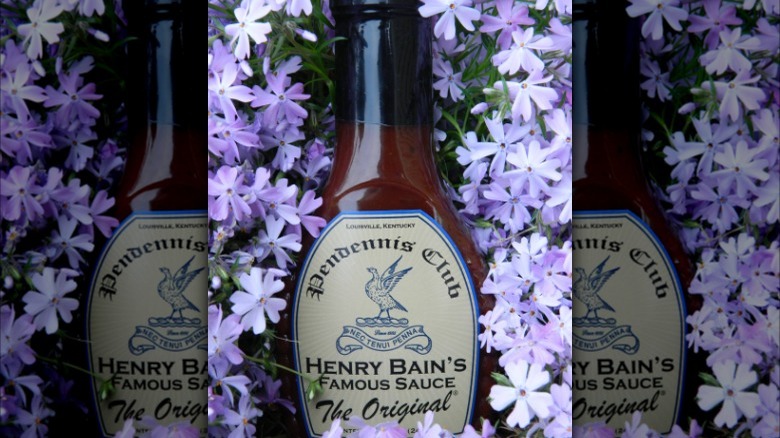 Henry Bain's sauce in flowers