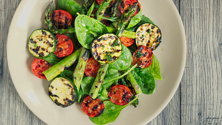 Grilled vegetable salad 