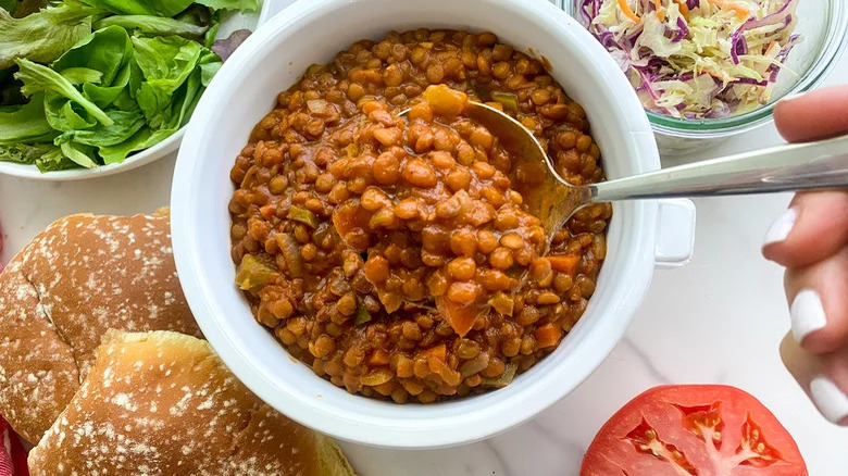 Instant Pot Lentil Sloppy Joes