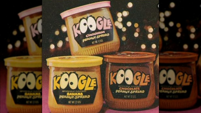 Old promotional image of three different flavors of Koogle