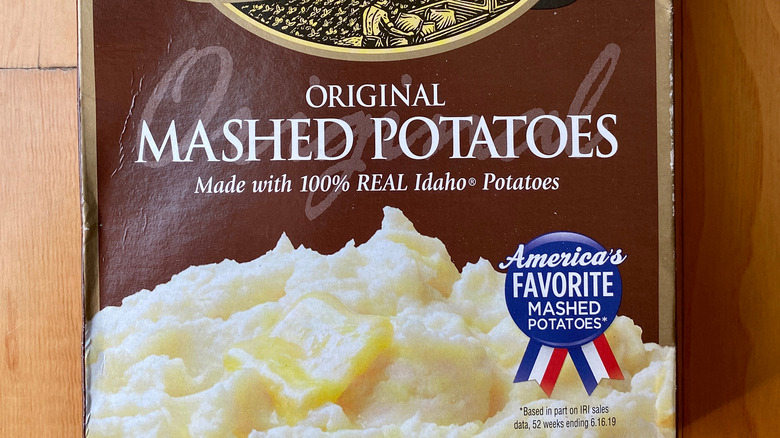 Mashed potato packet