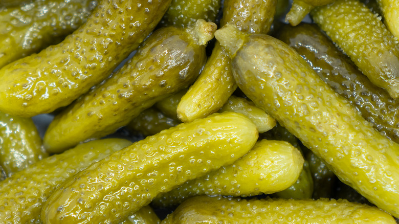 Pickles close up