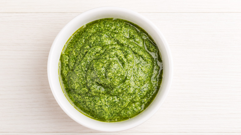 Bowl of pesto