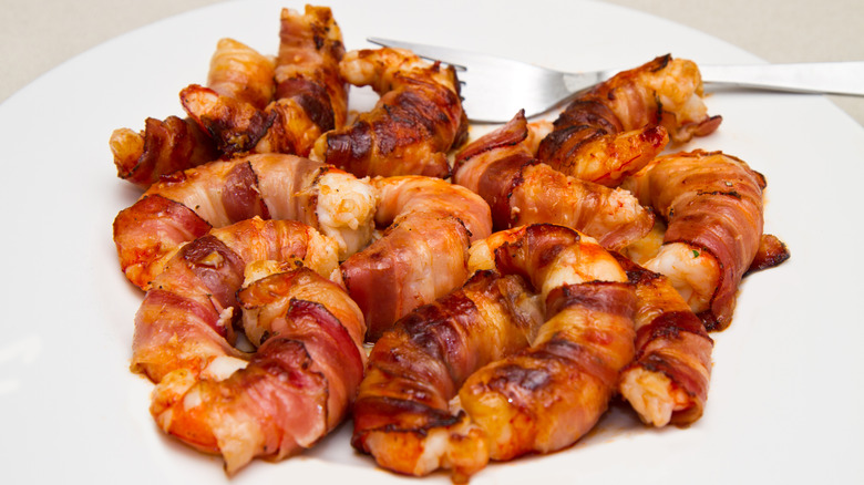 shrimp wrapped in bacon