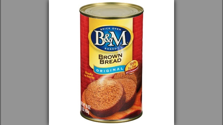 Canned brown bread