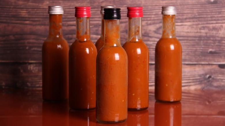 hot sauce bottles