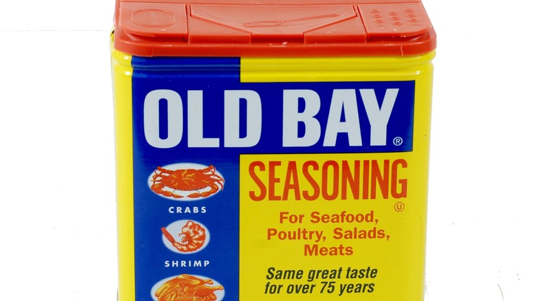 Old Bay seasoning container