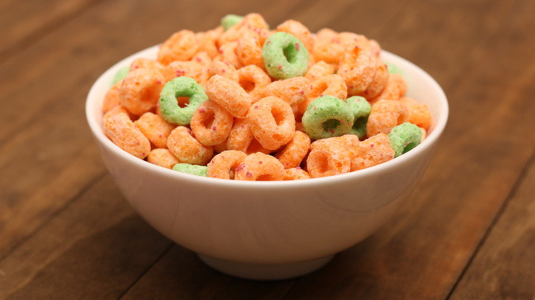 bowl of cereal on table