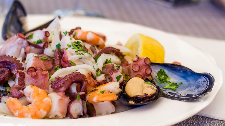 Italian seafood salad