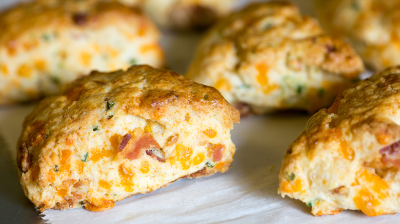 homemade cheesy scones