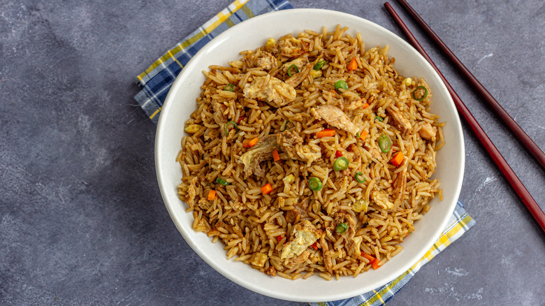 Fried rice with chicken