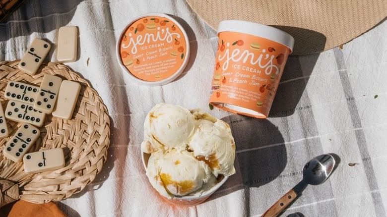 A bowl of Jeni's ice cream