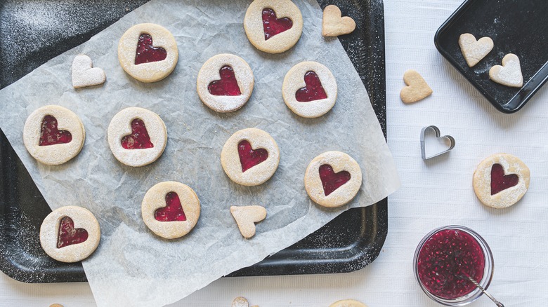 cookies with hearts