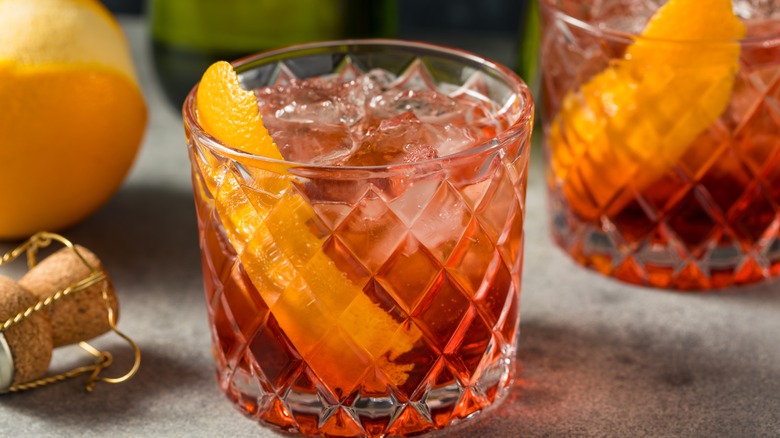 Negroni Sbagliato in glass