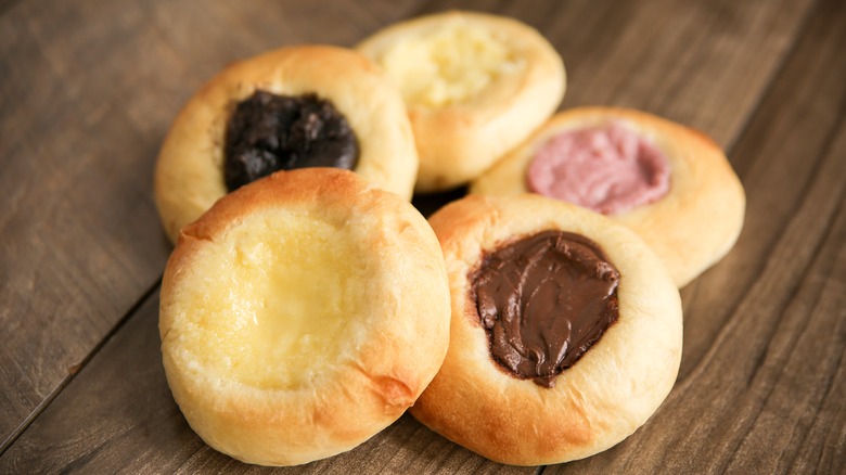 Kolaches with various fillings