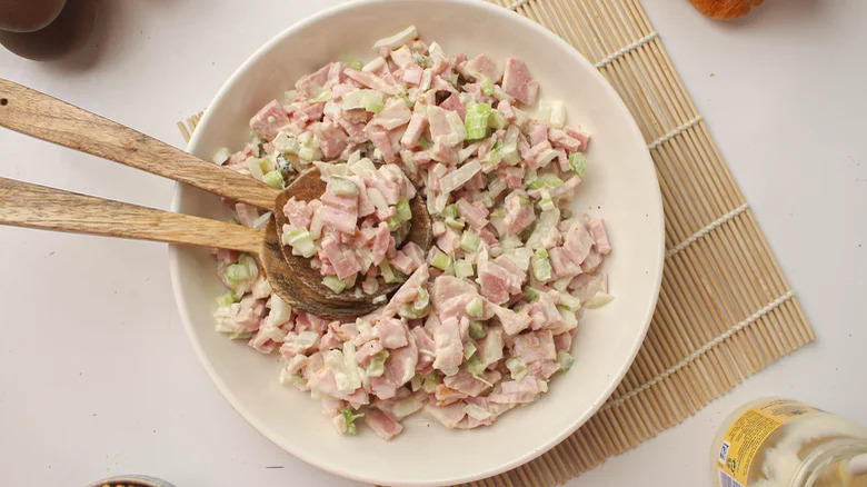 Chopped ham salad